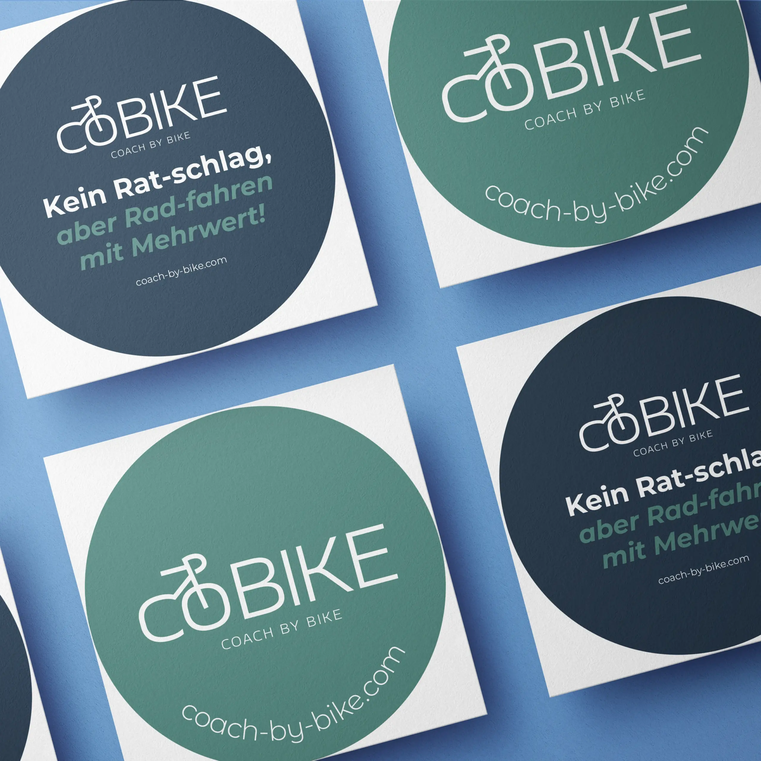 Rundsticker-Design